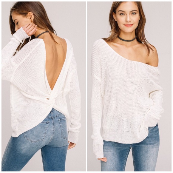 Sweaters - 1 LEFT SALE-FIRM‼️Knotted up Pullover